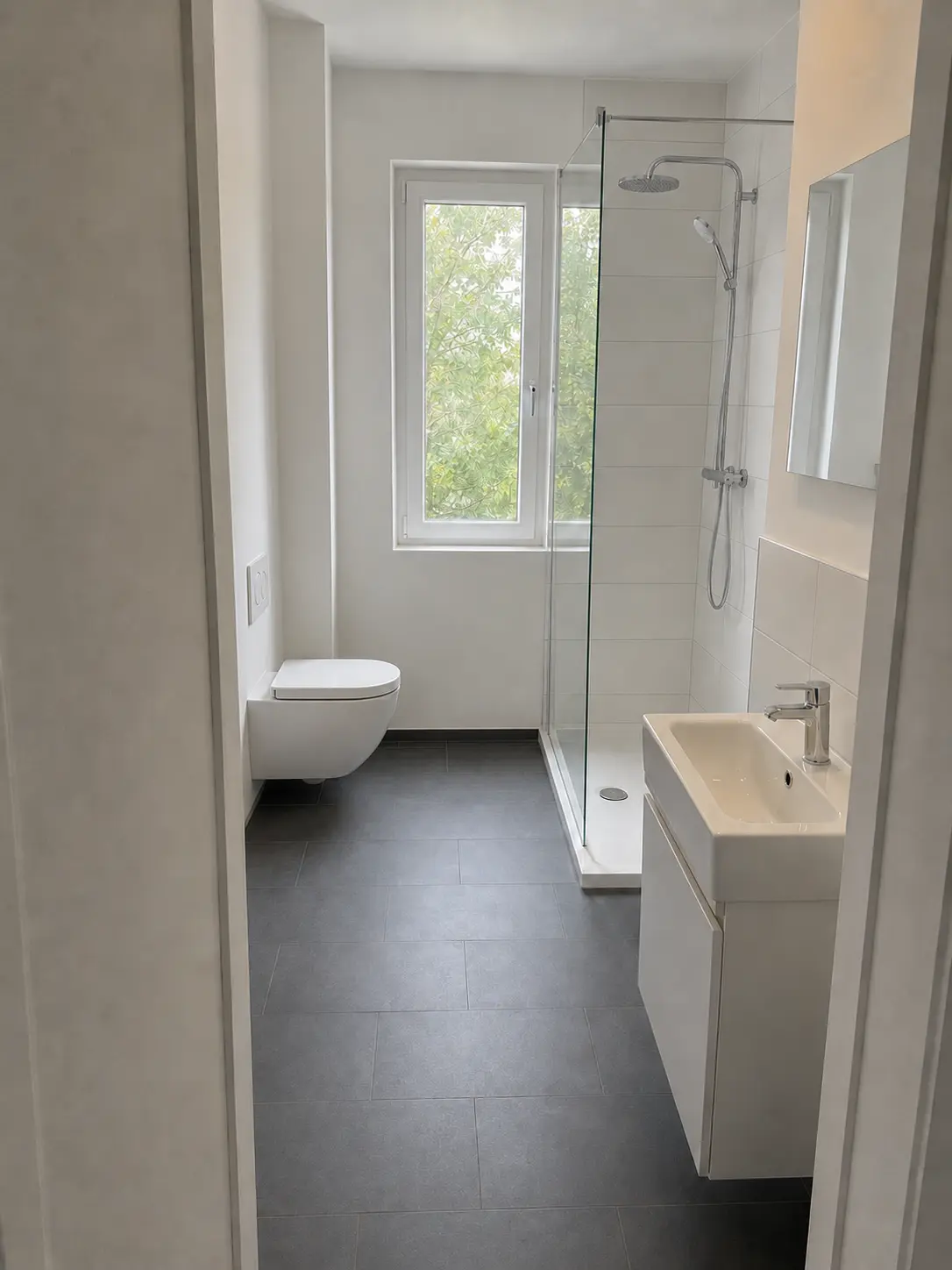Beispielhaftes Badezimmer